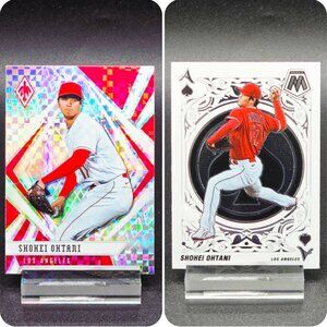 Shohei Ohtani Aces Prizm Building Blocks Inserts Los Angeles Dodgers Superstar